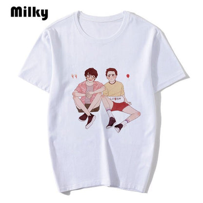 Casual Short Sleeve It Inspired T-Shirt