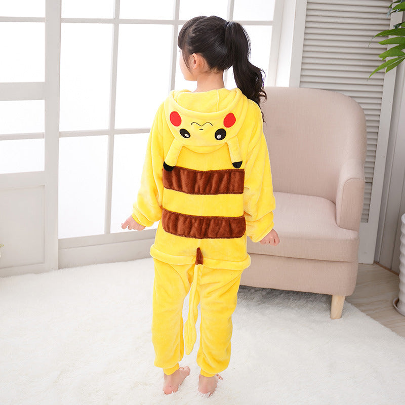 Kids Anime Yellow Halloween Jumpsuit