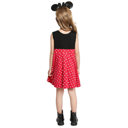 Mickey Princess Dress For Halloween Cosplay
