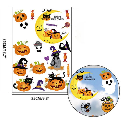 Bloody Handprint Halloween Stickers