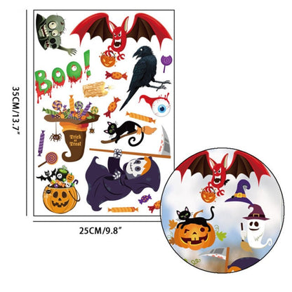 Bloody Handprint Halloween Stickers