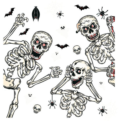 Bloody Handprint Halloween Stickers