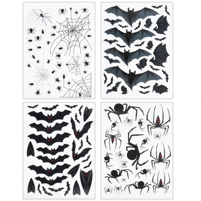 Bloody Handprint Halloween Stickers