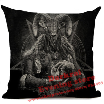 Horror Pattern Sofa Pillow Cover