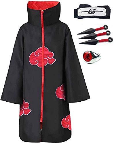 Japanese Anime Manga Akatsuki Cloak Cosplay Costume