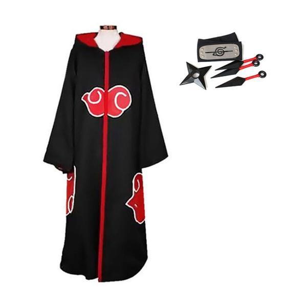 Japanese Anime Manga Akatsuki Cloak Cosplay Costume