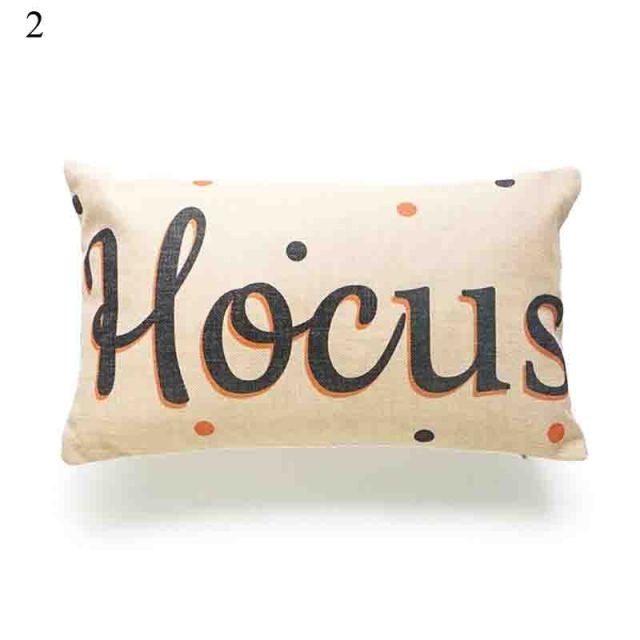 Halloween Soft Linen Pillow Cover