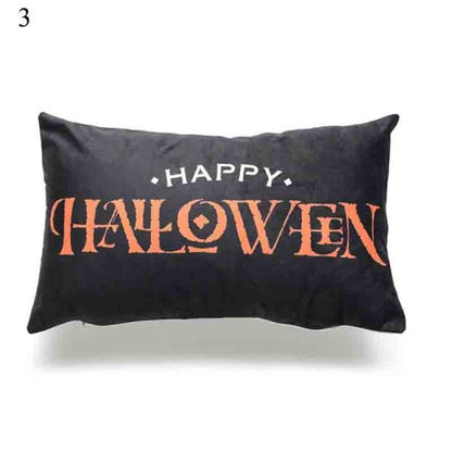 Halloween Soft Linen Pillow Cover