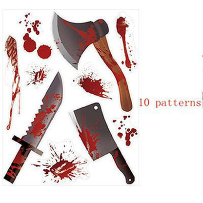 Scary Removable Halloween Stickers