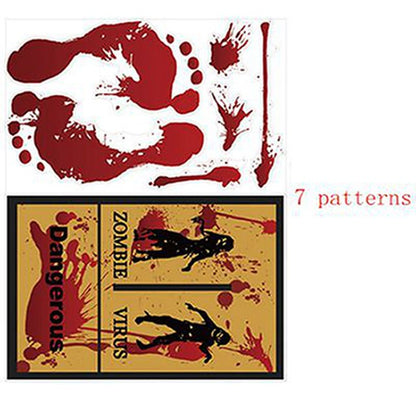 Scary Removable Halloween Stickers