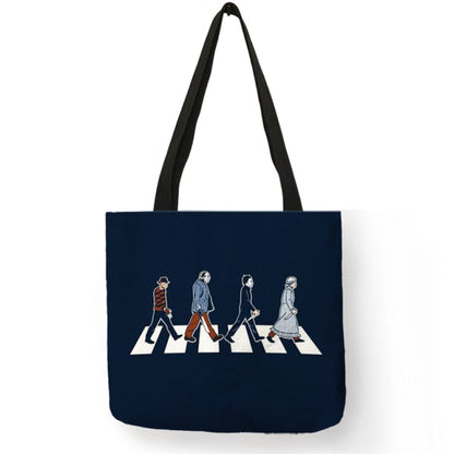 Horror Movie Character Printed Shopping Bag