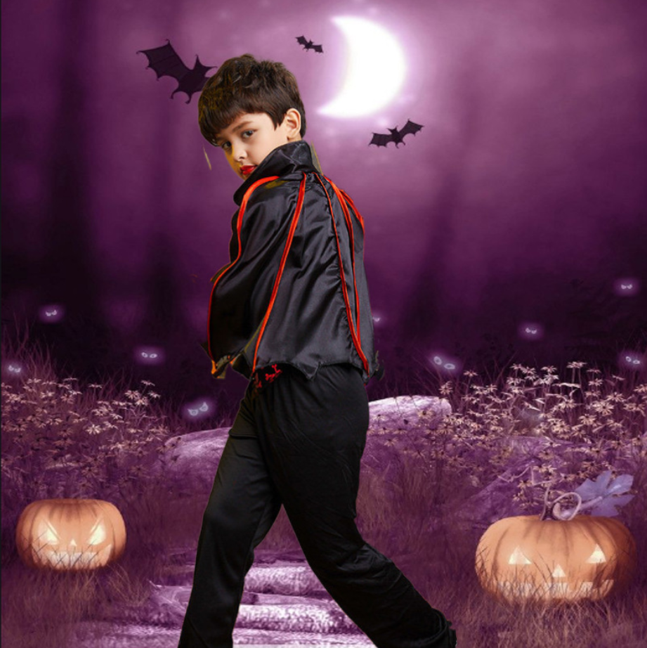 Count Dracula Gothic Vampire Costume For Halloween