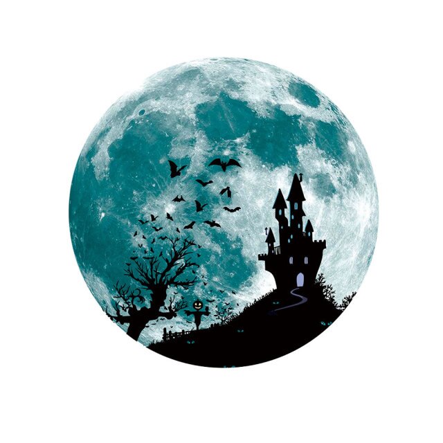 Luminous Moon Halloween Decoration