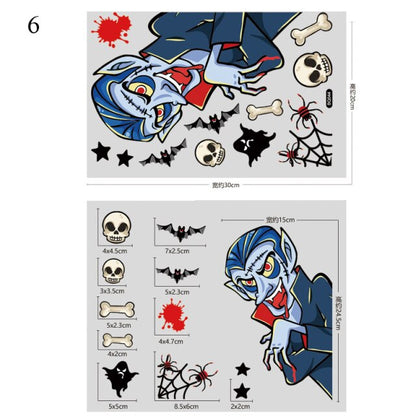 Halloween Bloody Handprint stickers