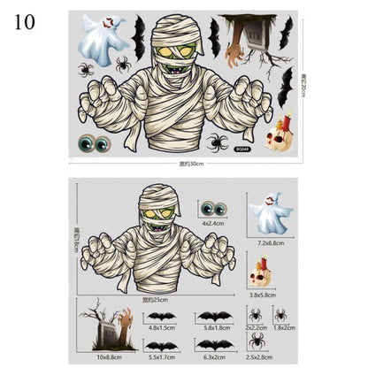 Halloween Bloody Handprint stickers