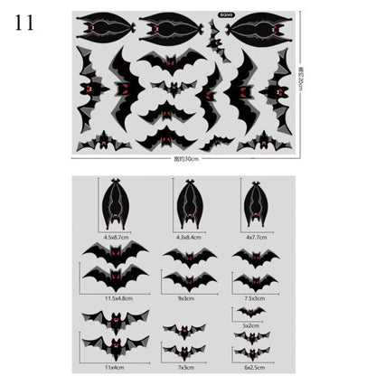 Halloween Bloody Handprint stickers