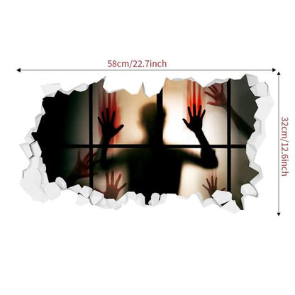 Scary 3D Wall Stickers