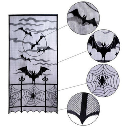 Halloween Decorative Lace Spider Web Skeleton
