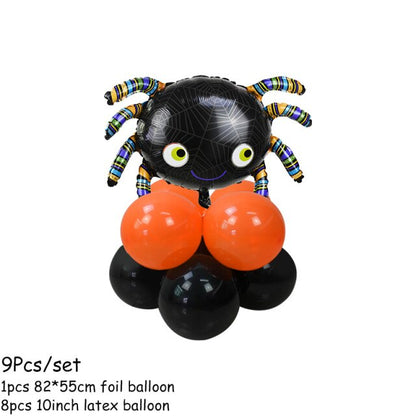 Pumpkin Ghost Witch Stand Balloon Kit