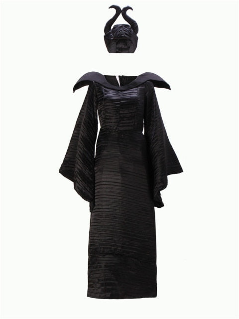 Beauty Witch Maleficent Dress For Halloween