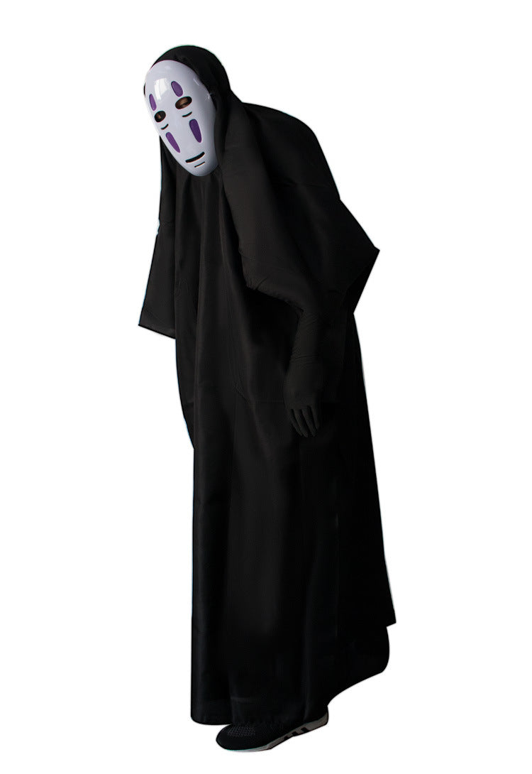No Face Man Costume with Mask Gloves