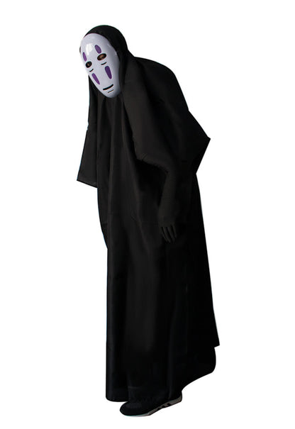 No Face Man Costume with Mask Gloves