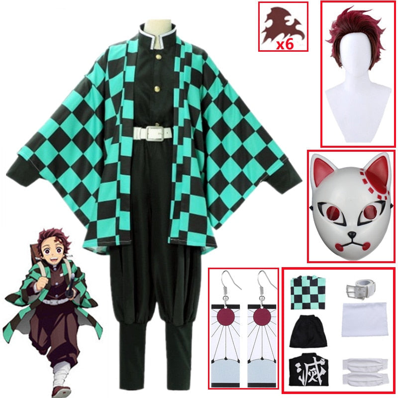 Demon Slayer Kimetsu Costume For Halloween