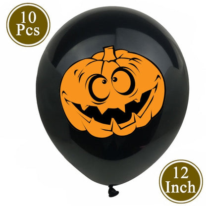 White Latex Balloons Spider Ghost Witch Air Balloons