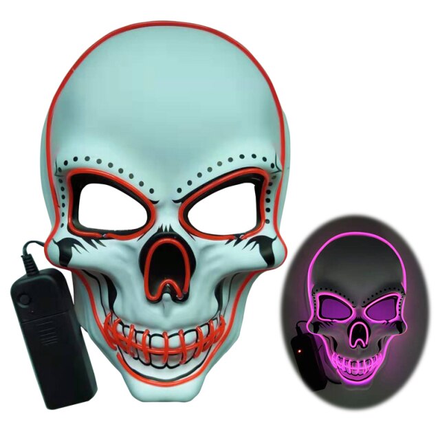 Halloween Skeleton LED Mask For Kids