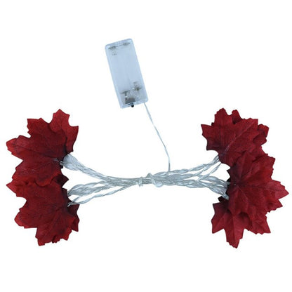 Autumn Maple Leaves Light Garland Decoration