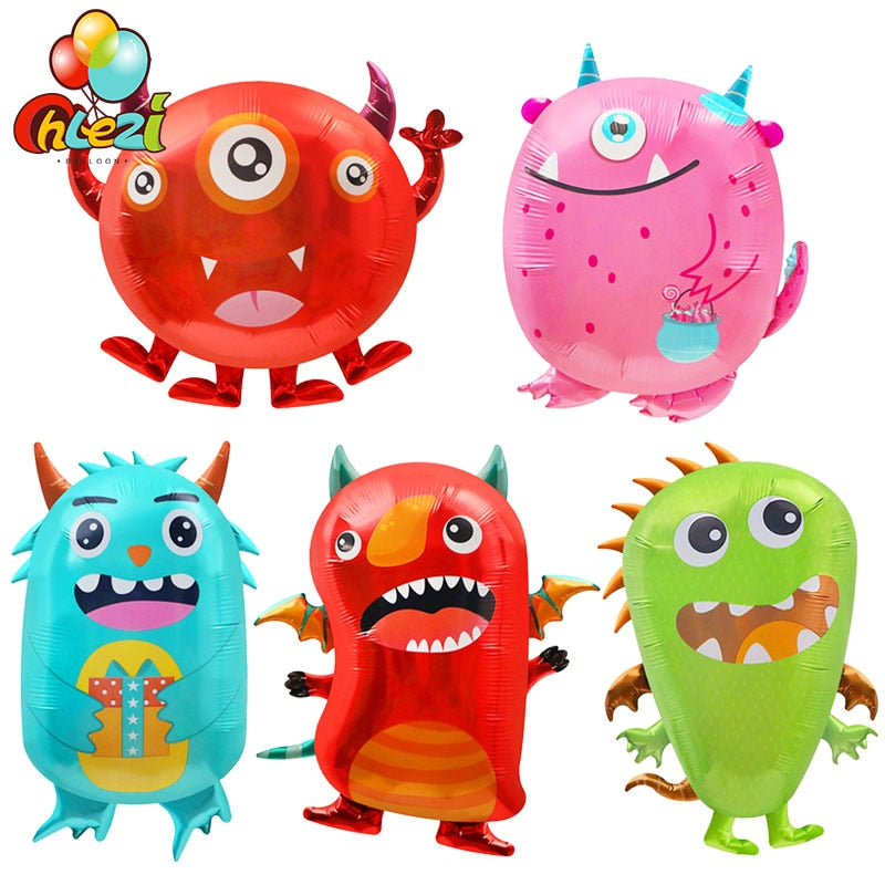 Cartoon Alien Foil Monster Helium Balloon