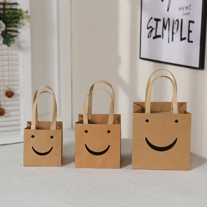 Hand-Held Kraft Paper Gift Bag