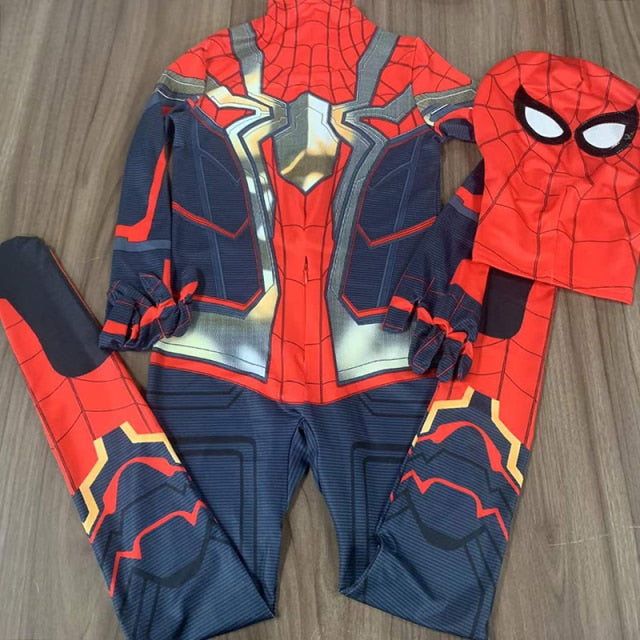 Superhero Spiderman Costume Bodysuit