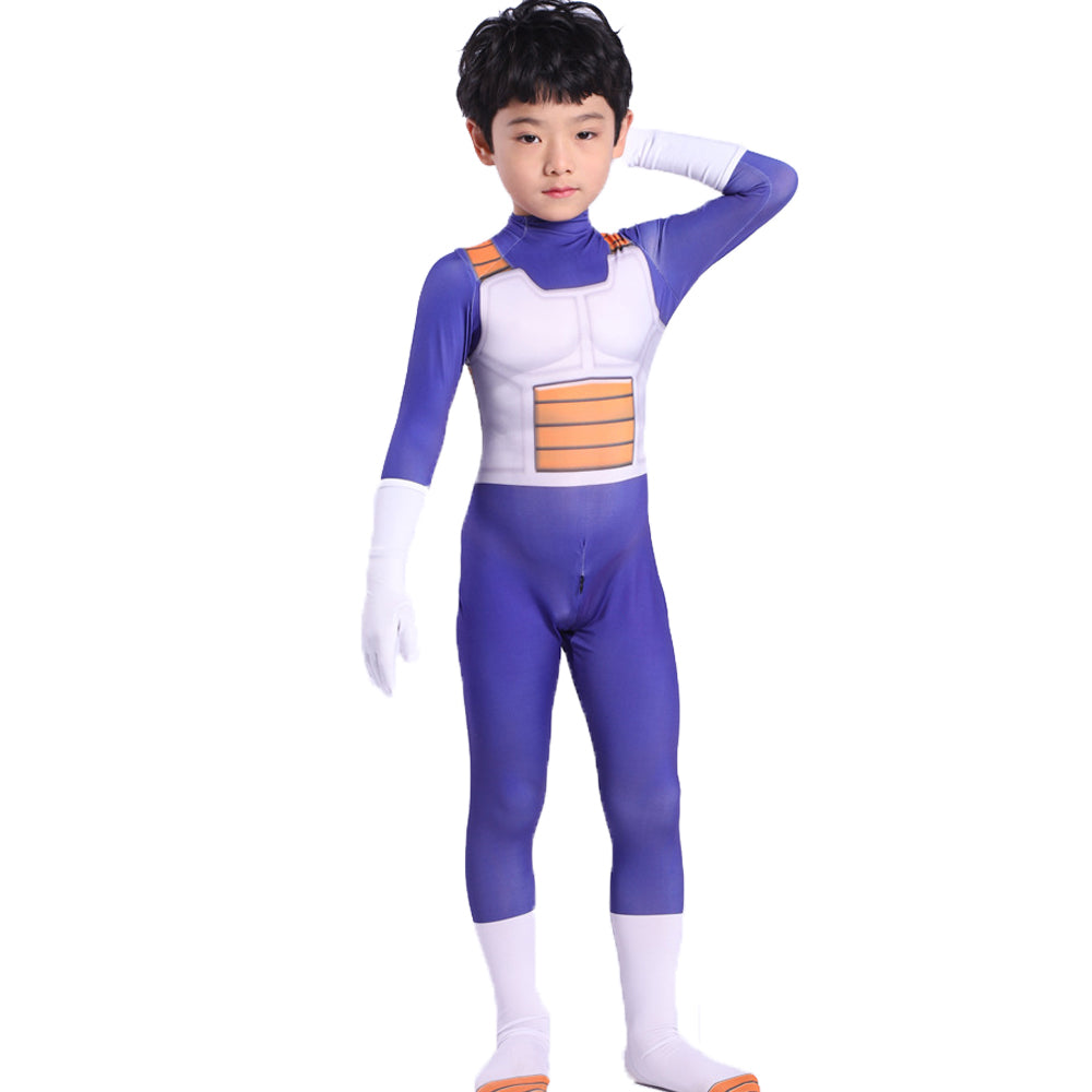 Halloween Anime Vegeta Cosplay Costume For Adult Kid