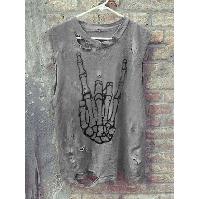 Summer Dresses Women Punk Style Loose Halter Neck