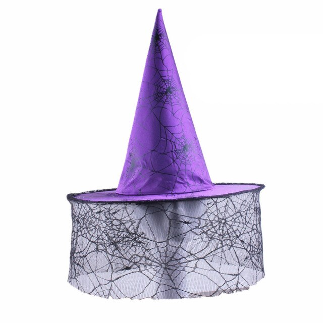 Witch Masquerade Ribbon Wizard Hat