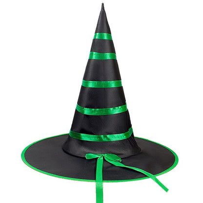 Witch Masquerade Ribbon Wizard Hat