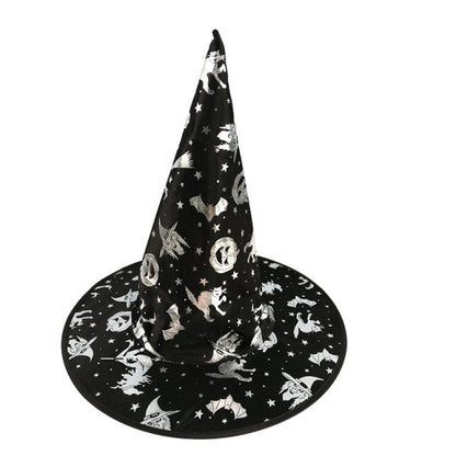 Witch Masquerade Ribbon Wizard Hat