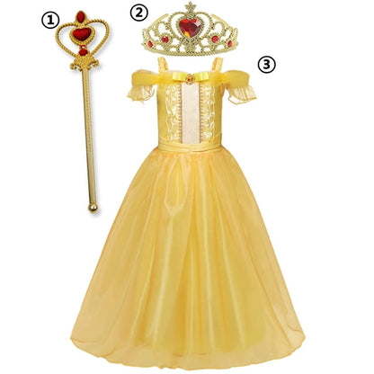 Girl Princess Cosplay Dress Drama Disguise Halloween Costumes