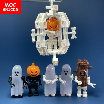 Luminous Ghost Skeleton Assembly Figurine