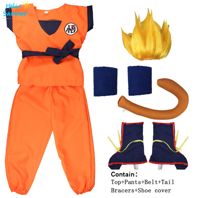 Kids' Goku Costume For Halloween
