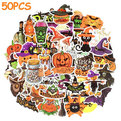 Cartoon Christmas Stickers for Kid Halloween Gift