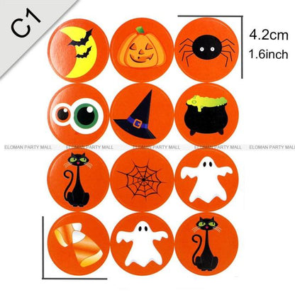 Horror Funny Pumpkin Pack DIY Stickers