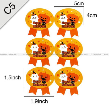 Horror Funny Pumpkin Pack DIY Stickers