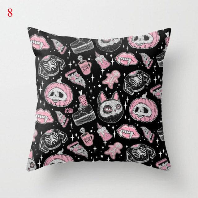 Anime Ghost Skull Cushion Cover For Halloween