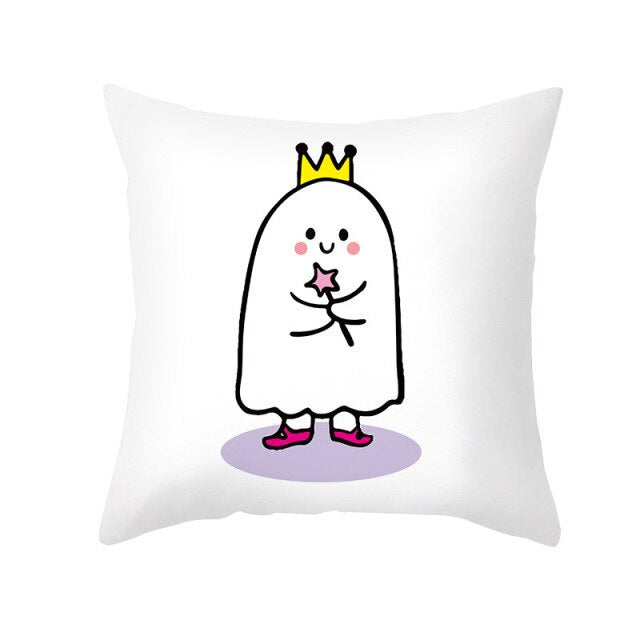Ghost Halloween Decoration for Home Pillowcase