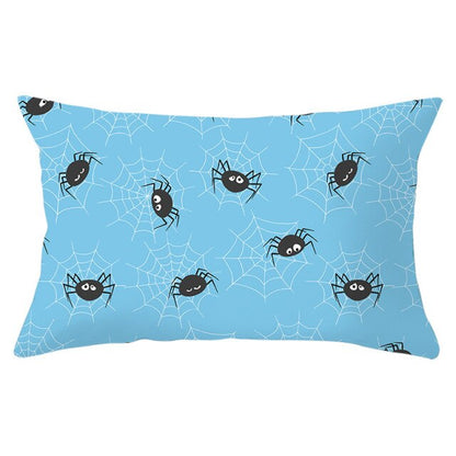 Decorative Halloween Pumpkin Wreath Cushion Cover