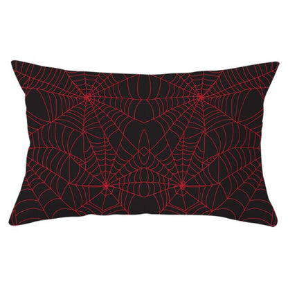 Decorative Halloween Pumpkin Wreath Cushion Cover
