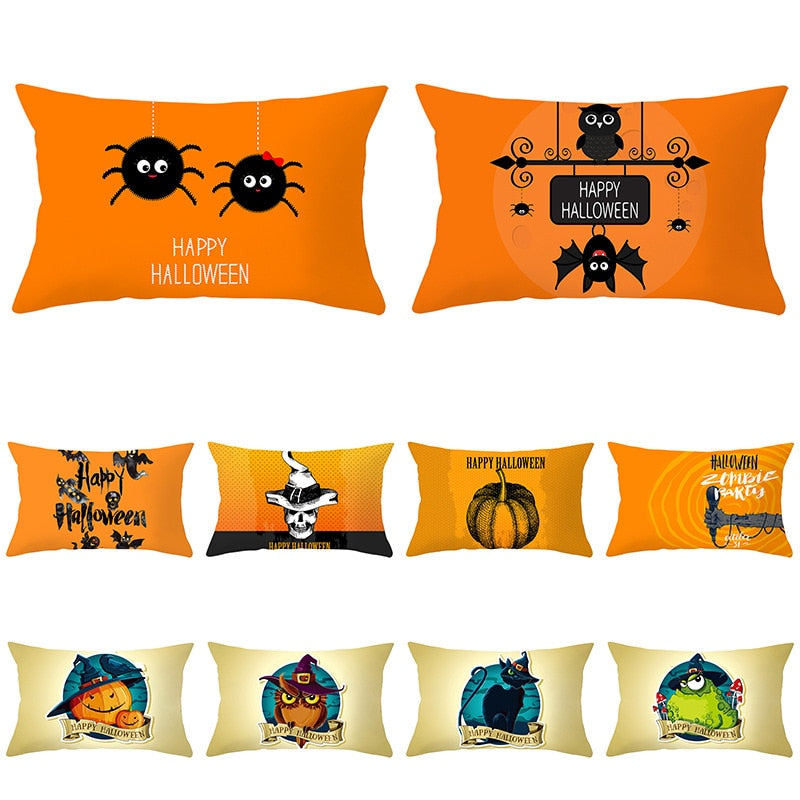 Cartoon Animals Letters Printed Pillowcase