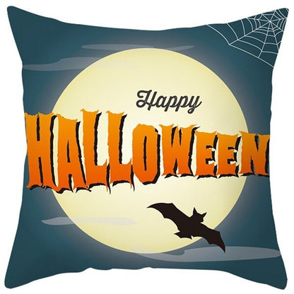 Pumpkin Printed Anime Decorative Pillow Case